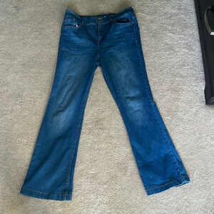 Blue jeans womens high rise bootcut